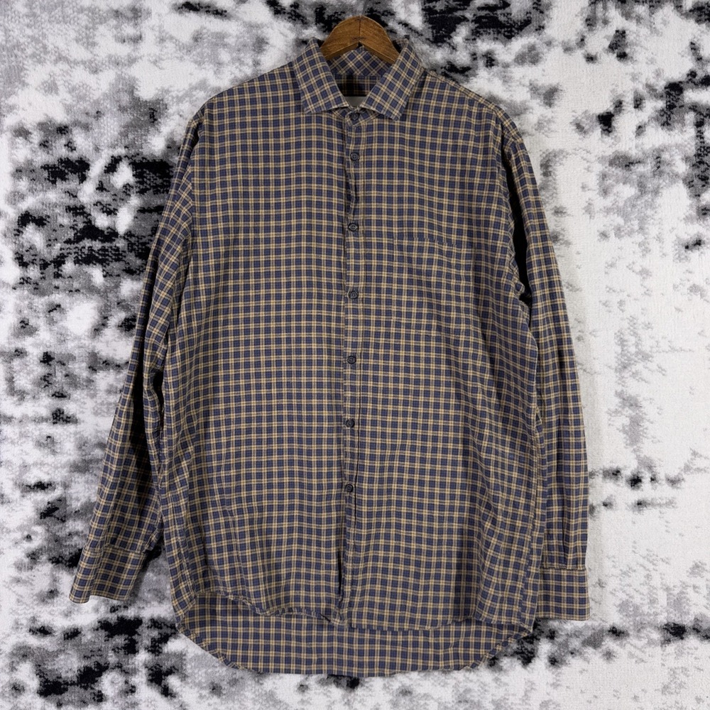 Billy‎ Reid Shirt Mens Size Medium Button Down Casual 100% Cotton Italy